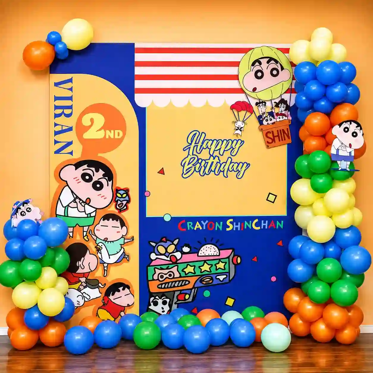 Shinchan Fun Filled Birthday Decor